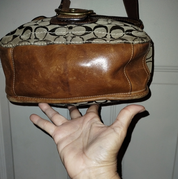 Vintage Coach Bleecker Legacy Tattersall Flap Shoulder Bag Model Number 11434 - Picture 8 of 16